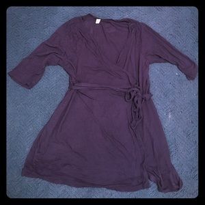 Navy blue wrap dress size XXL