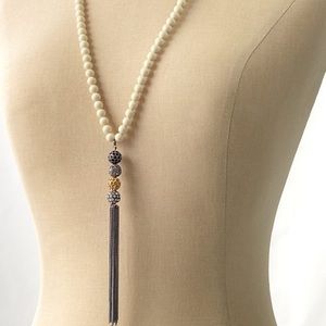Stella&dot revival tassel necklace new