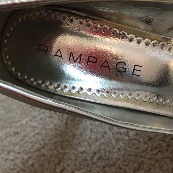 Silver peeptoe heels - Picture 3 of 5