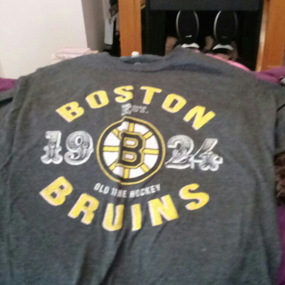 Old style Boston Bruins shirt