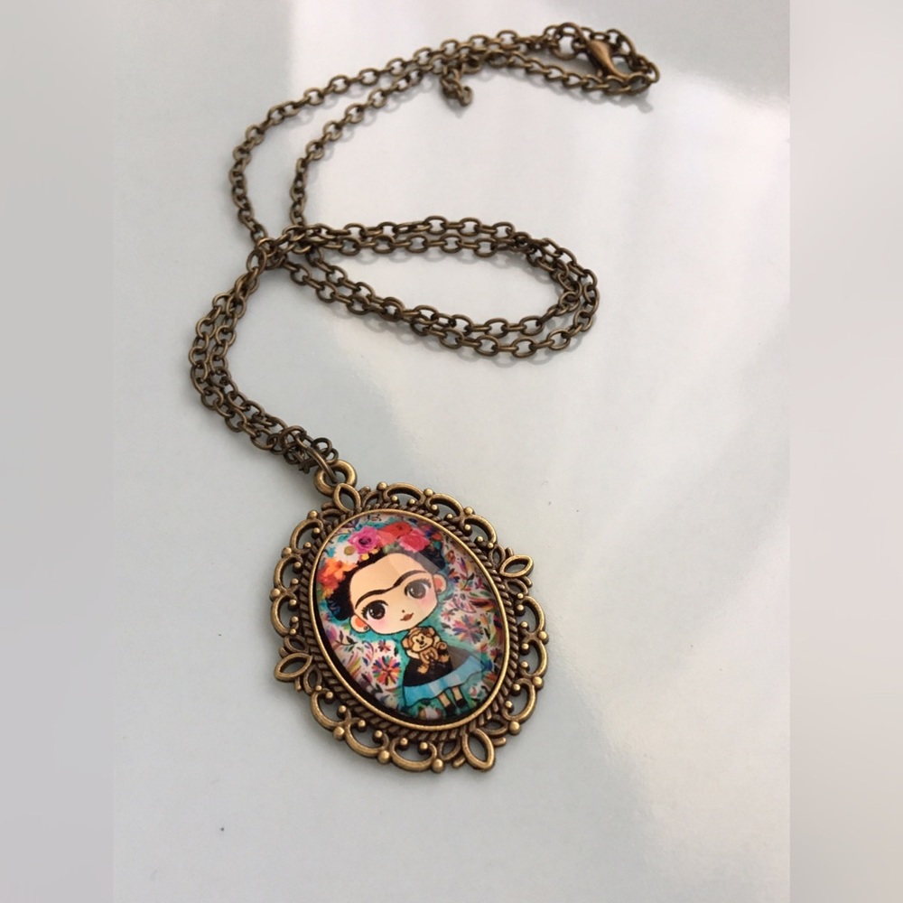 Little Frida Kahlo Necklace