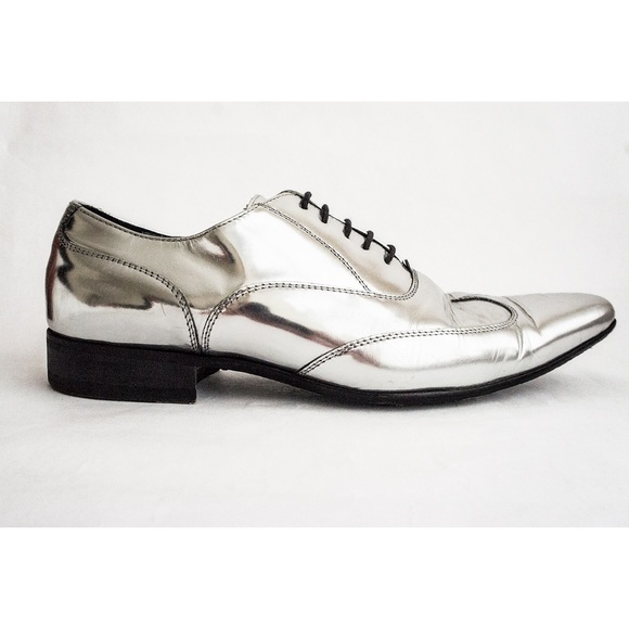 D&G Other - D&G Dolce&Gabbana Men's silver leather shoes