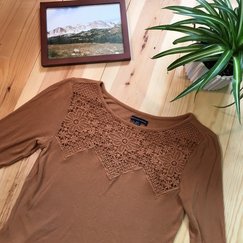 Crochet Detail Crop Top