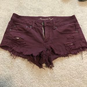 Purple shorts