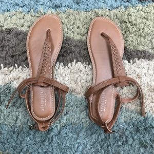 Aeropostale tan sandals