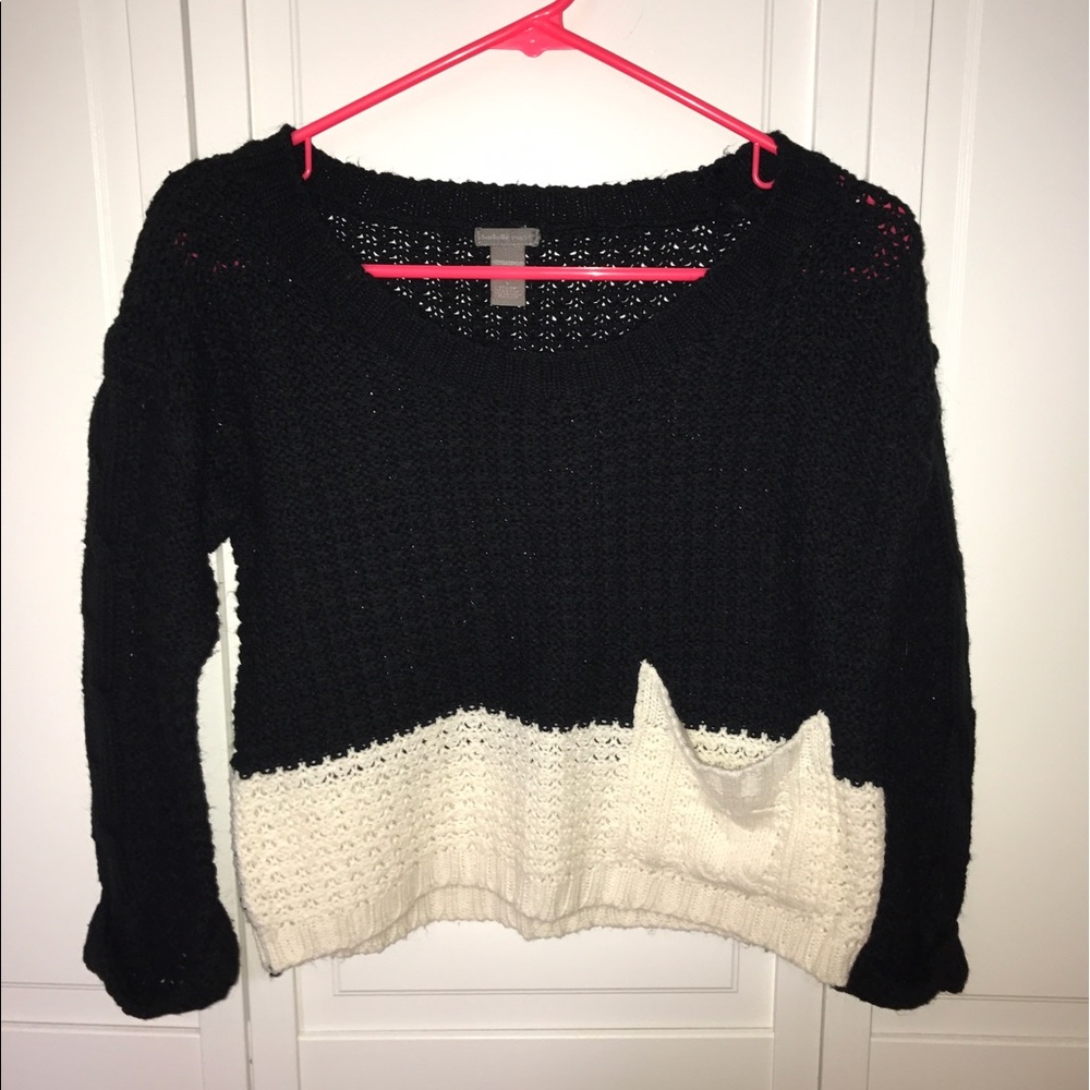 Crop sweater