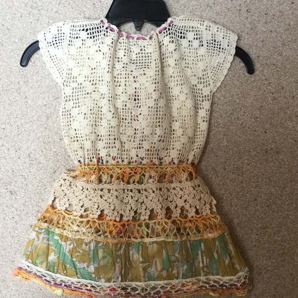 Free People Boho Crochet Top/Vest-Unique! - Picture 3 of 10