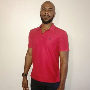 Red S/S Izod Polo Shirt