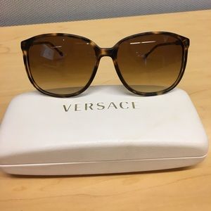 Versace brown tortoise sunglasses