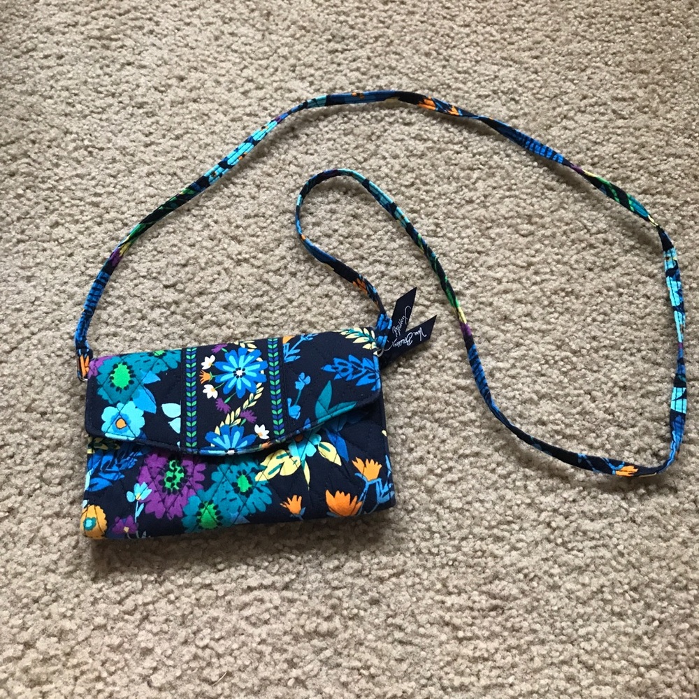 Vera Bradley Midnight Blues Ret. crossbody/wallet