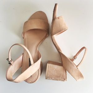 Zara Strappy Block Heels