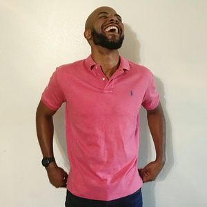Pink Polo Short Sleeve