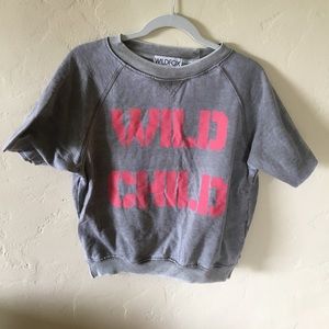 Wildfox Wild Child Grey Sweatshirt T!
