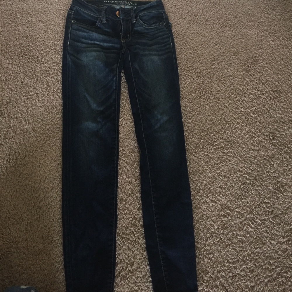 American eagle super low/stretch jeggings