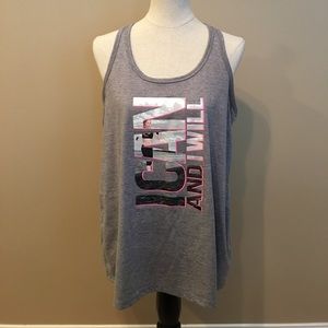 Danskin Now workout fitness razor back tank