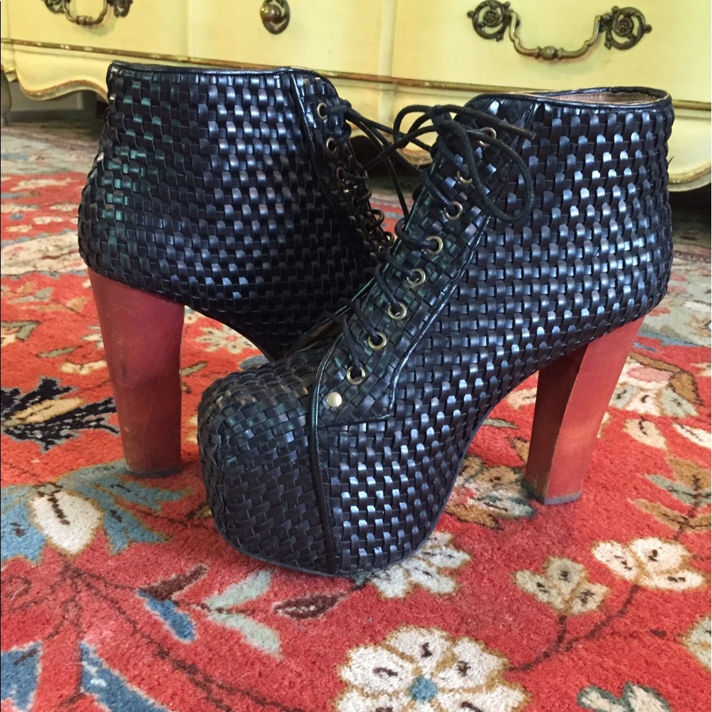 Jeffrey Campbell Platform Booties.