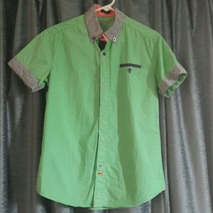 Mint Green Casual Men's Shirt