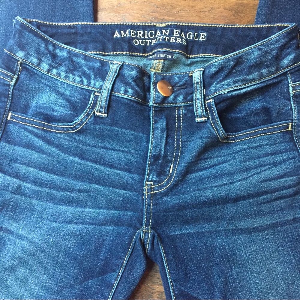 American Eagle Denim X Super Low Jegging Size 2R