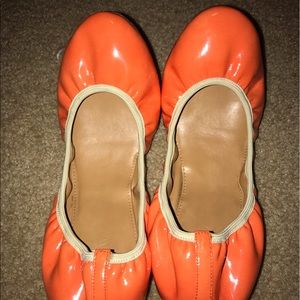 Orange flats