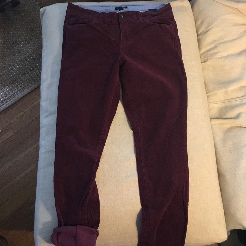 Tommy Hilfiger corduroy skinny leg pants