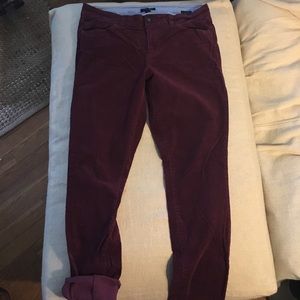 Tommy Hilfiger corduroy skinny leg pants