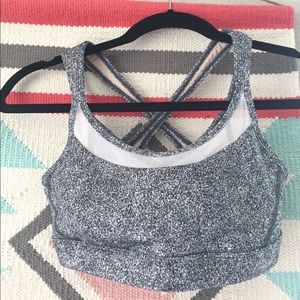 Lululemon grey sports bra