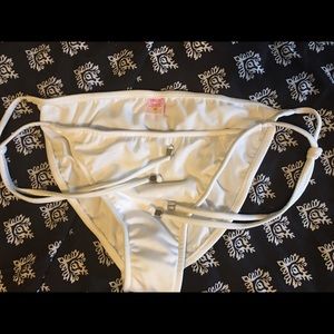 Venus white tie up bottom size 12