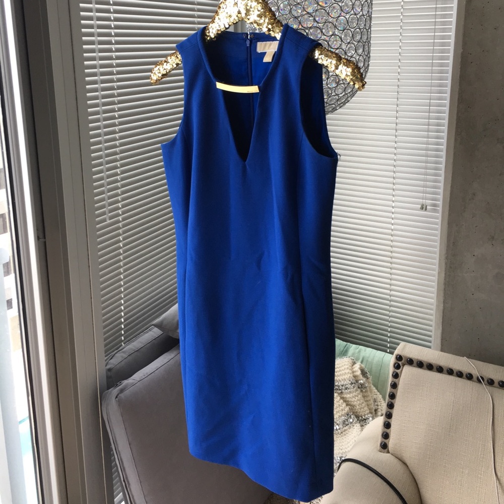Michael Kors Blue Shift Dress
