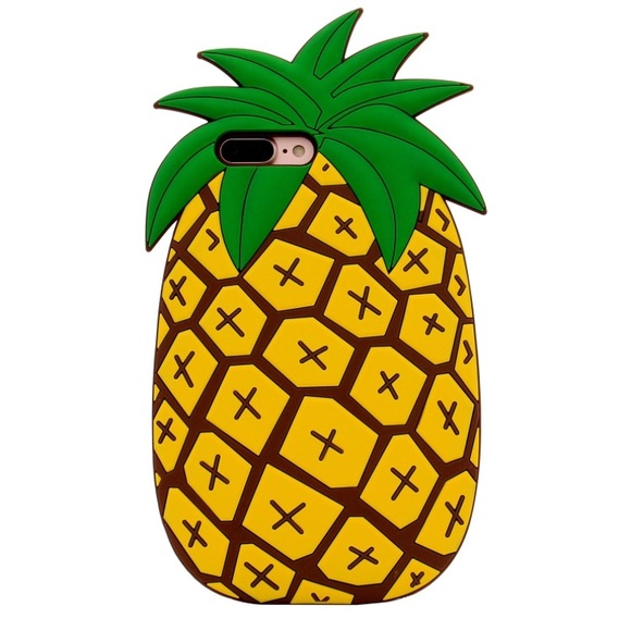 ๐ IPhone 7 Plus Silicone Pineapple Case - Picture 3 of 6