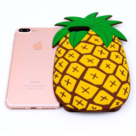 ๐ IPhone 7 Plus Silicone Pineapple Case - Picture 5 of 6