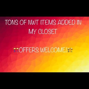 Added many new items to my closet 🙂🙂🙂