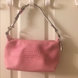 Pink Coach small handbag