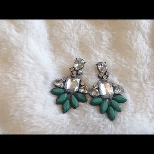 Statement Baublebar Earrings // teal