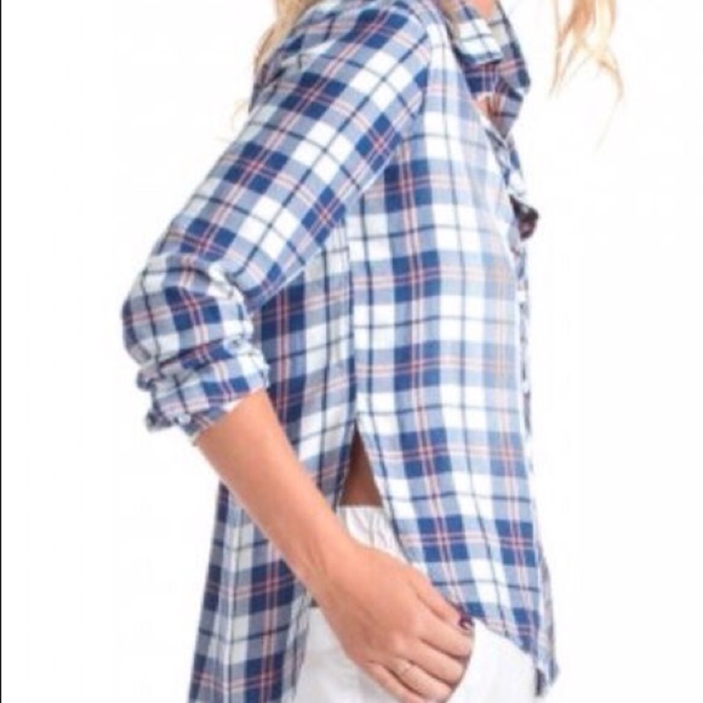 Anthropologie Bella Dahl light flannel top