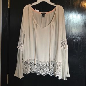 Laced hippie shirt