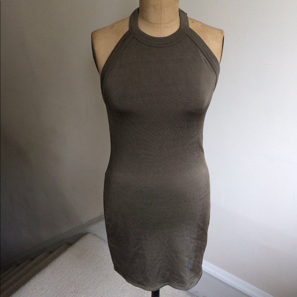 Urban Outfitters Dresses & Skirts - UO Green/Gold Racerback Fitted Dress