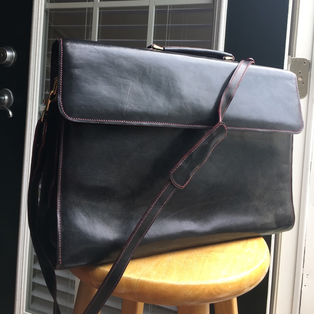 Brahmin Leather Briefcase
