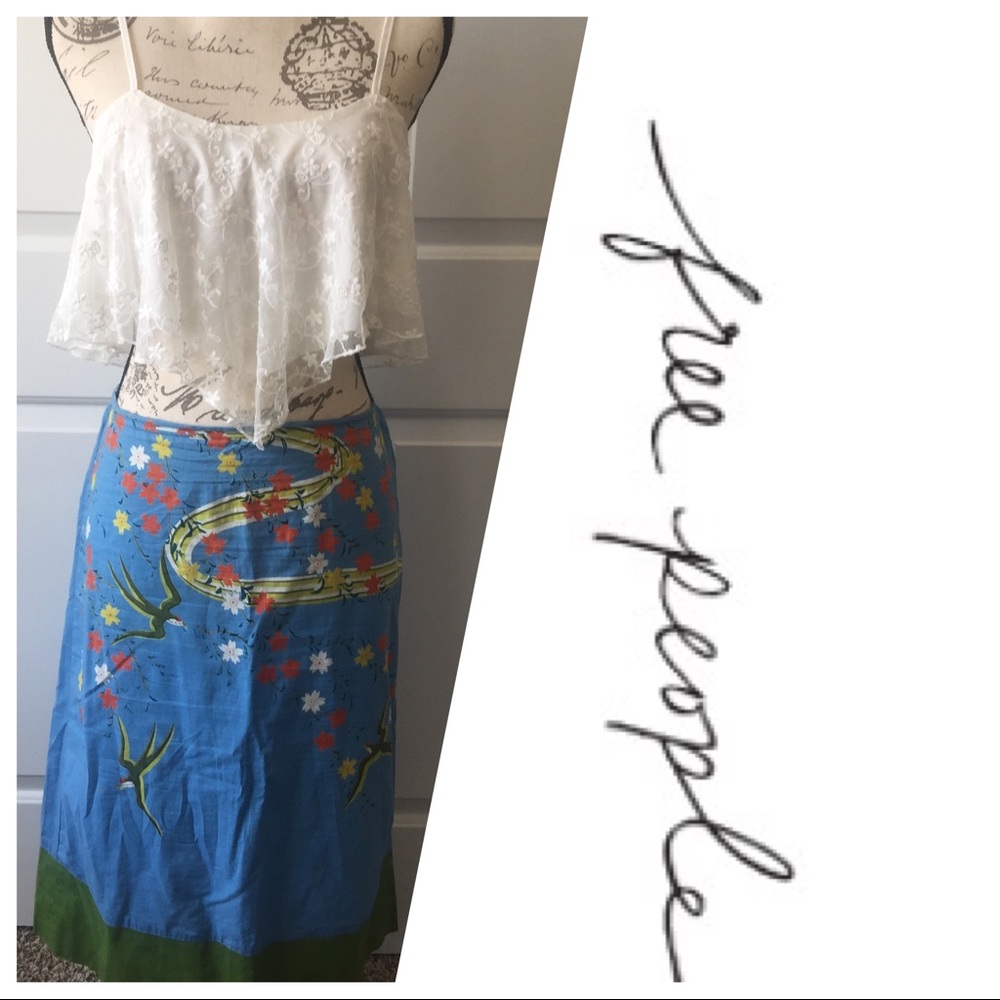 SALE-Free People Unique "Vintage" Skirt Size 7