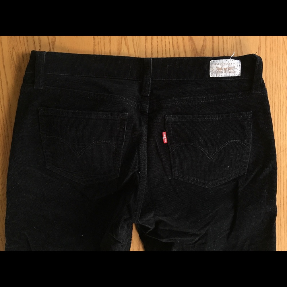Black Corduroy skinny pants