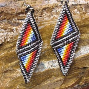 Beaded Earrings from Taos, NM
