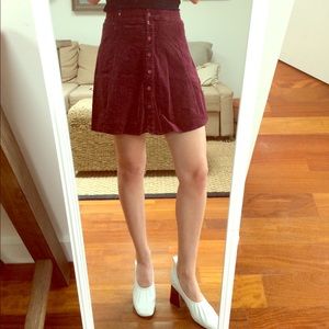 Corduroy Skirt