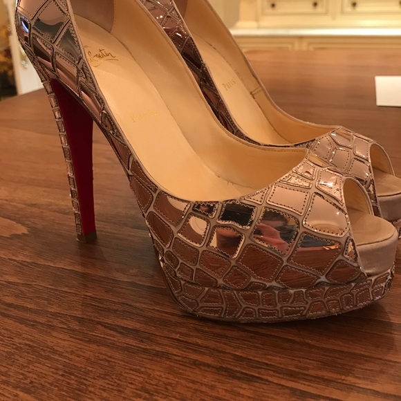 Christian Louboutin Shoes - Peep toe Louboutin pumps