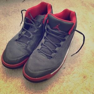 Black Jordan sneakers