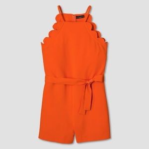 •Victoria Beckham Target• Scalloped Romper