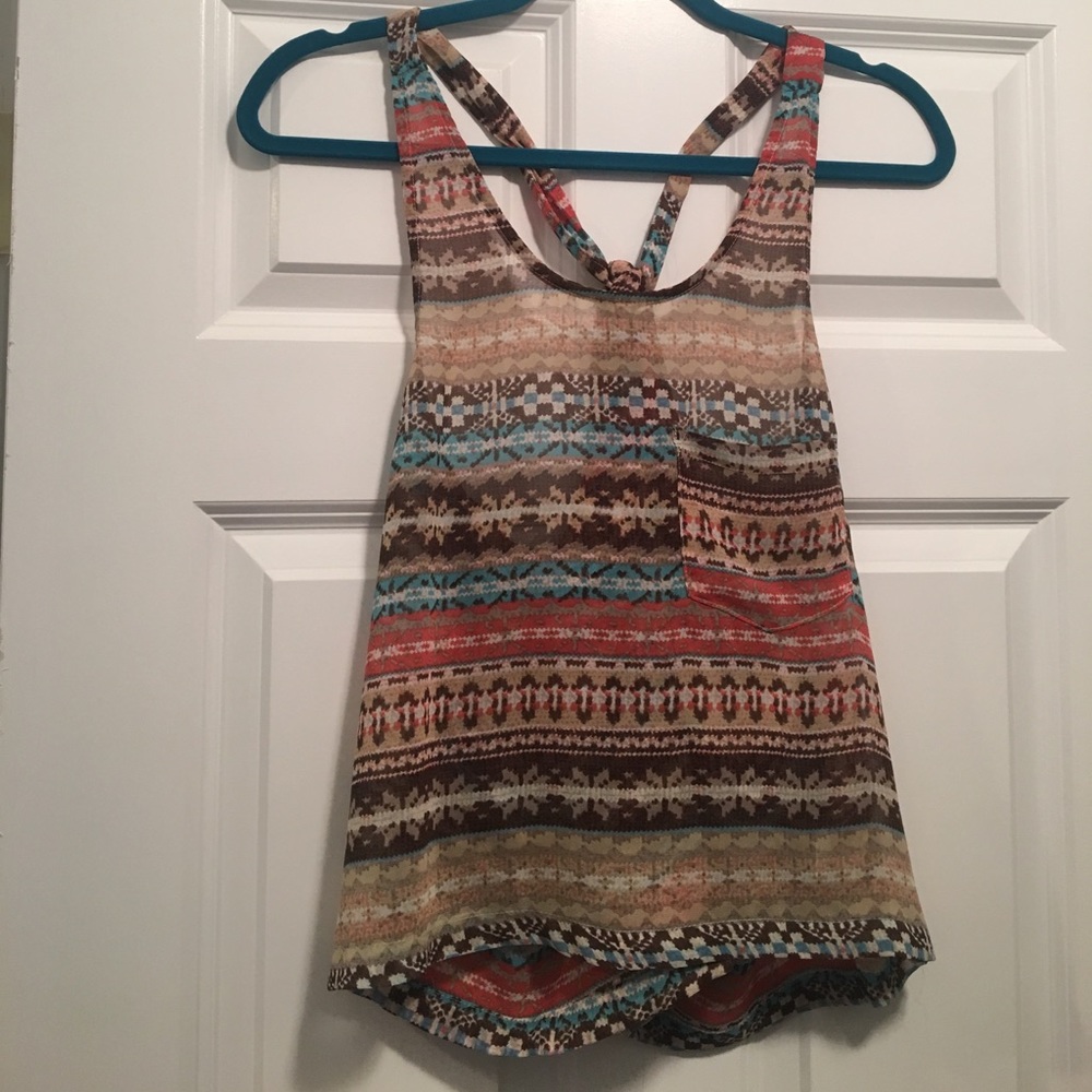 LF Milau patterned tank top