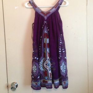 NWOT L'pogee dashiki print dress , hippie / boho
