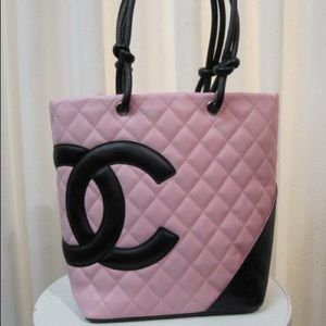 CHANEL Lambskin Cambon Bucket Bag