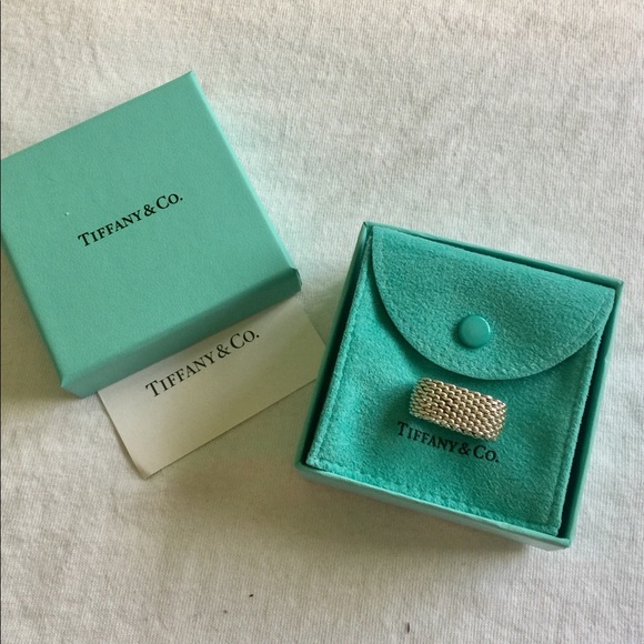 Tiffany & Co. Jewelry - Authentic Tiffany & Co. Somerset Mesh Ring