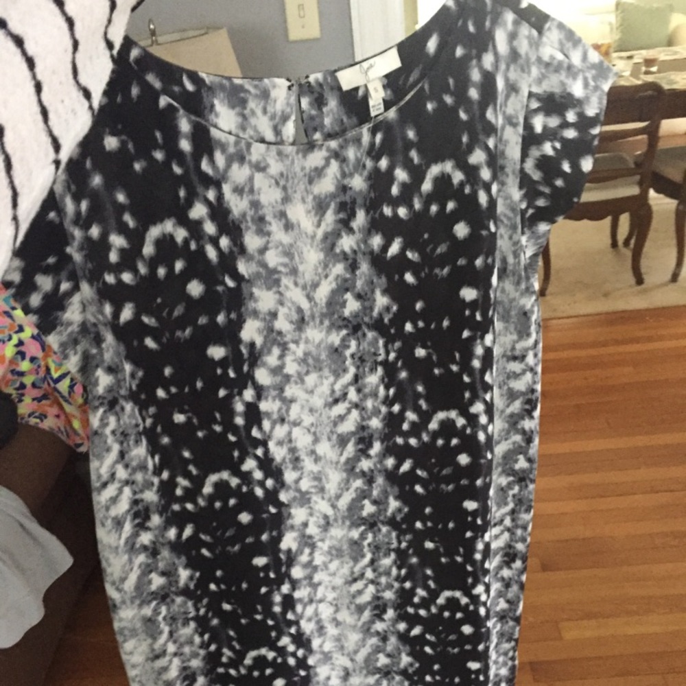 Joie leopard shift dress, never worn!