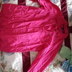 Pink Button Down Top
